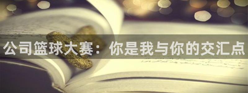 公司篮球大赛：你是我与你的交汇点