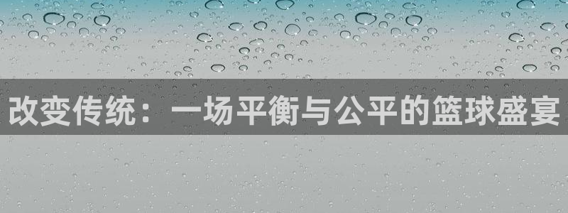  678体育综合包括哪几本书：改变传统：一场平衡与公平的篮球盛